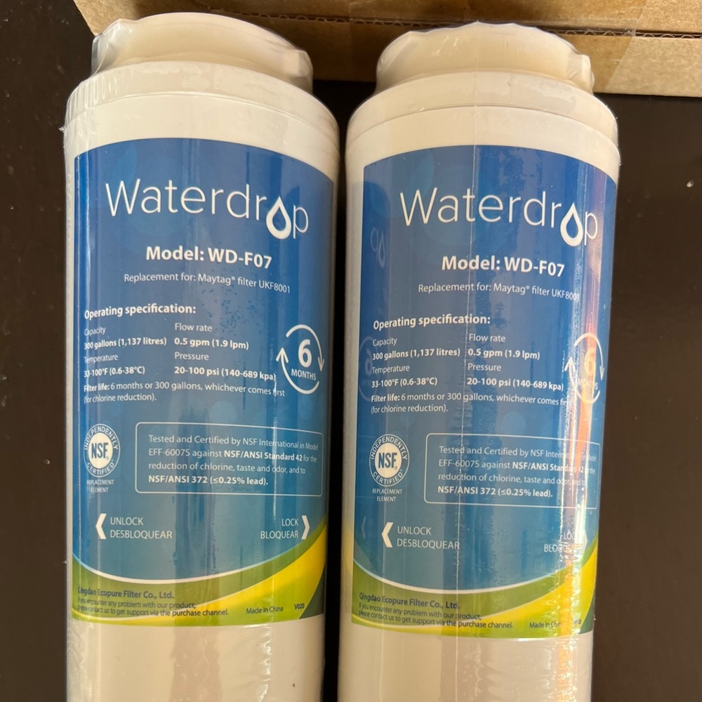 Waterdrop refrigerator water filters